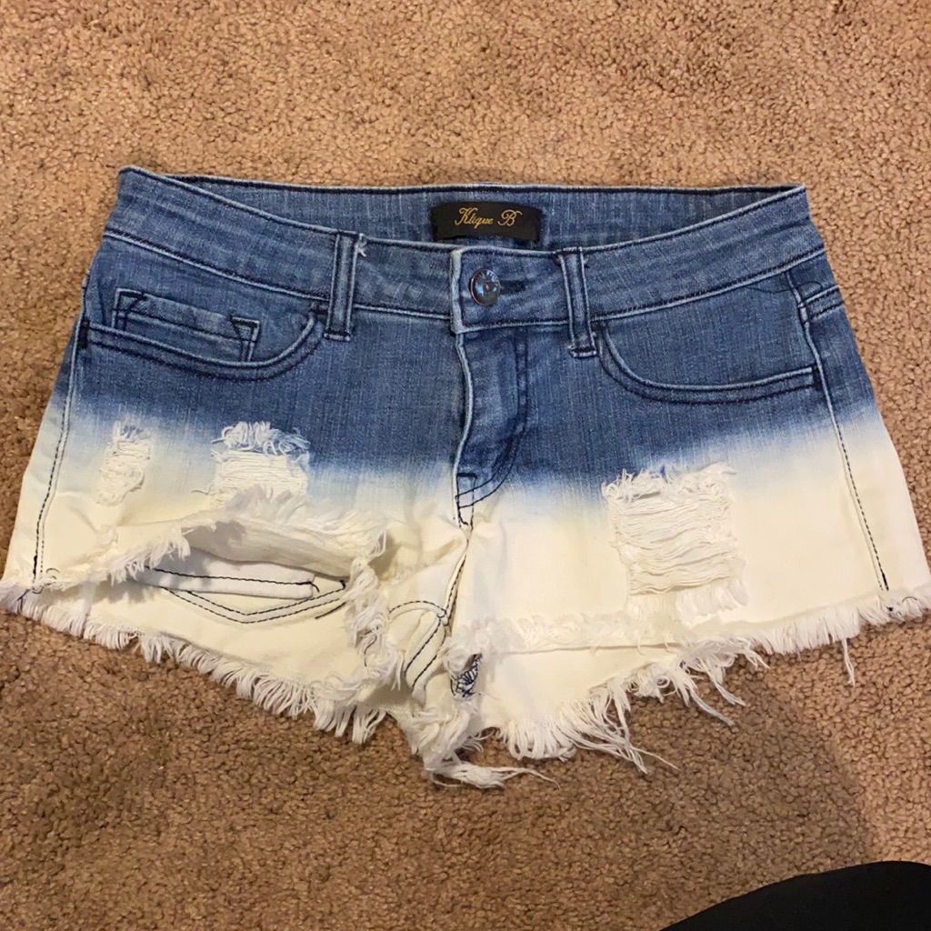 Bleach Dyed Shorts